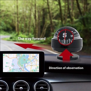 Adjustable Dashboard Compass Ball